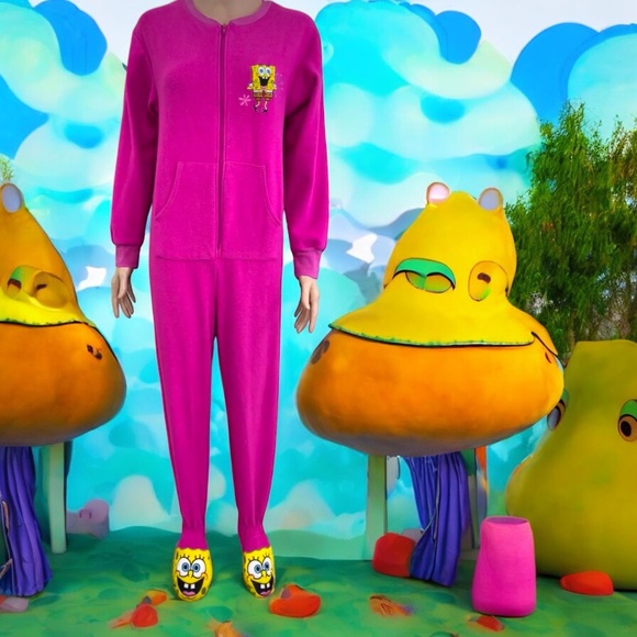 Nickelodeon SpongeBob SquarePants Micro Fleece PJs - Picture 8 of 16